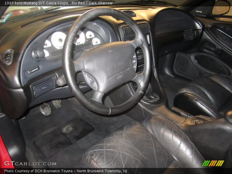 Rio Red / Dark Charcoal 1997 Ford Mustang SVT Cobra Coupe