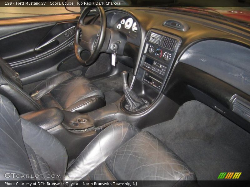 Rio Red / Dark Charcoal 1997 Ford Mustang SVT Cobra Coupe