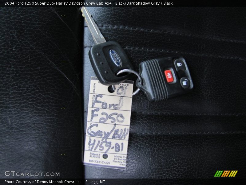 Keys of 2004 F250 Super Duty Harley Davidson Crew Cab 4x4
