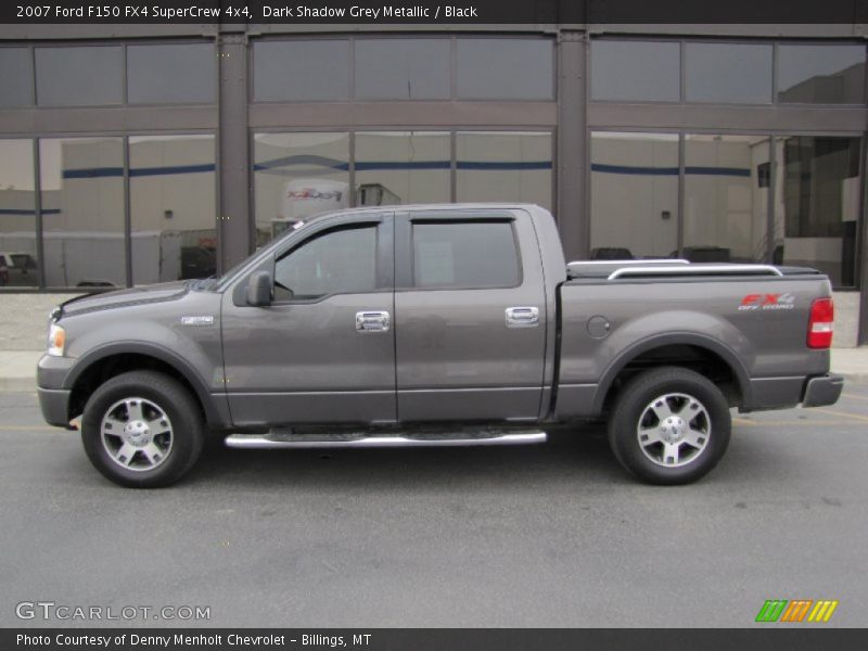 Dark Shadow Grey Metallic / Black 2007 Ford F150 FX4 SuperCrew 4x4