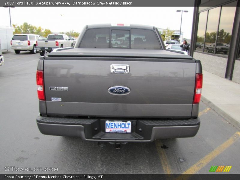 Dark Shadow Grey Metallic / Black 2007 Ford F150 FX4 SuperCrew 4x4