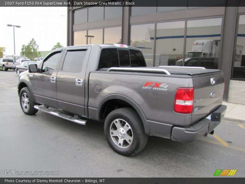 Dark Shadow Grey Metallic / Black 2007 Ford F150 FX4 SuperCrew 4x4