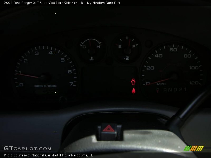 Black / Medium Dark Flint 2004 Ford Ranger XLT SuperCab Flare Side 4x4