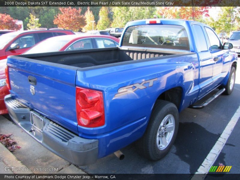  2008 Dakota SXT Extended Cab Electric Blue Pearl