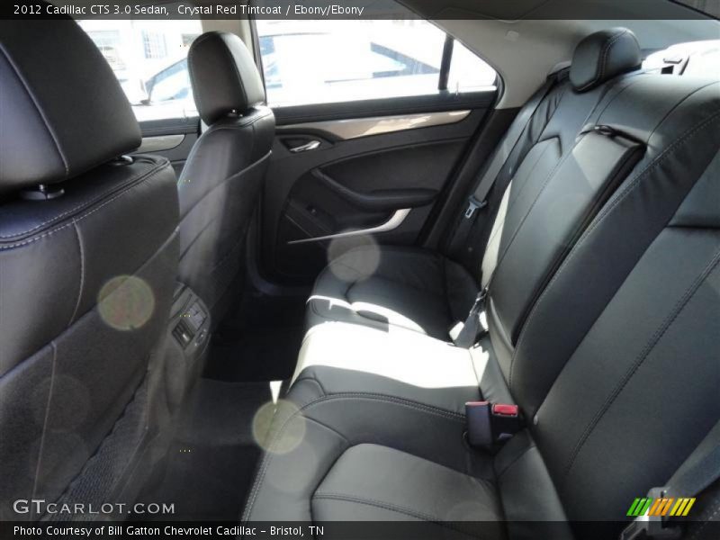 Crystal Red Tintcoat / Ebony/Ebony 2012 Cadillac CTS 3.0 Sedan