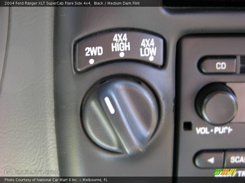 Black / Medium Dark Flint 2004 Ford Ranger XLT SuperCab Flare Side 4x4