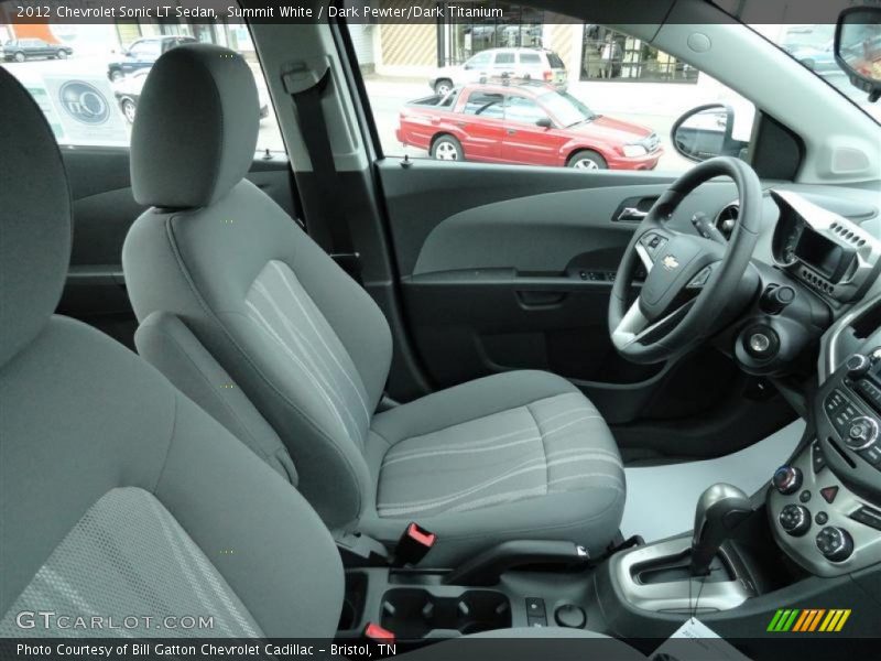  2012 Sonic LT Sedan Dark Pewter/Dark Titanium Interior
