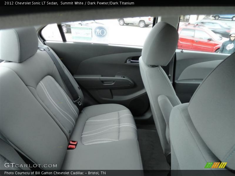  2012 Sonic LT Sedan Dark Pewter/Dark Titanium Interior