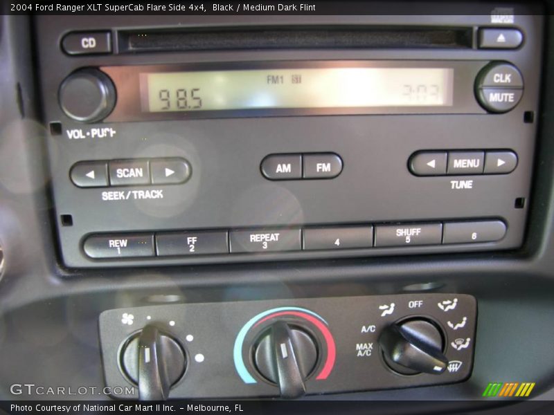 Black / Medium Dark Flint 2004 Ford Ranger XLT SuperCab Flare Side 4x4