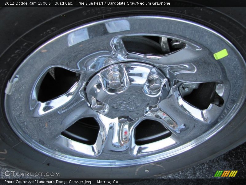 True Blue Pearl / Dark Slate Gray/Medium Graystone 2012 Dodge Ram 1500 ST Quad Cab