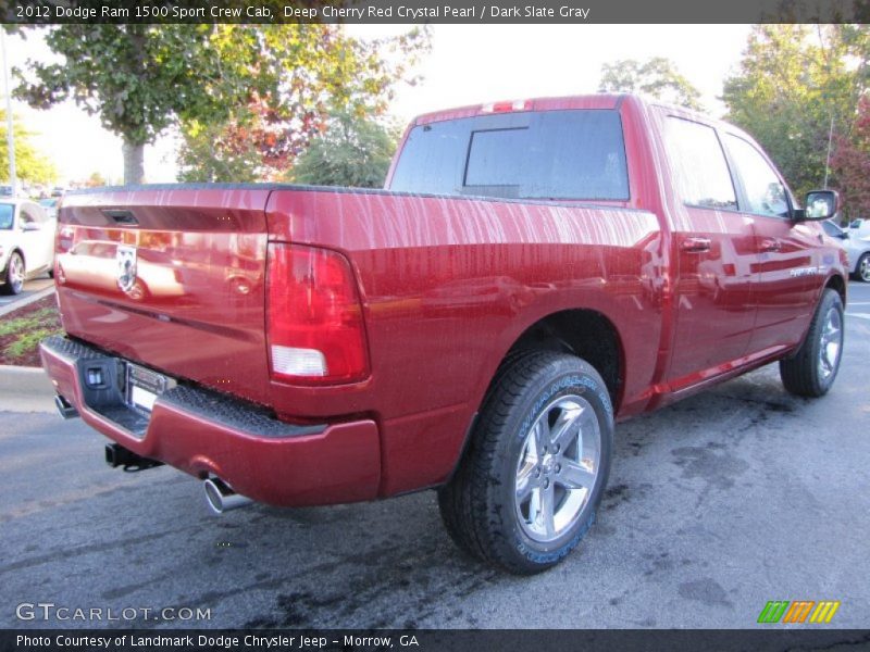 Deep Cherry Red Crystal Pearl / Dark Slate Gray 2012 Dodge Ram 1500 Sport Crew Cab