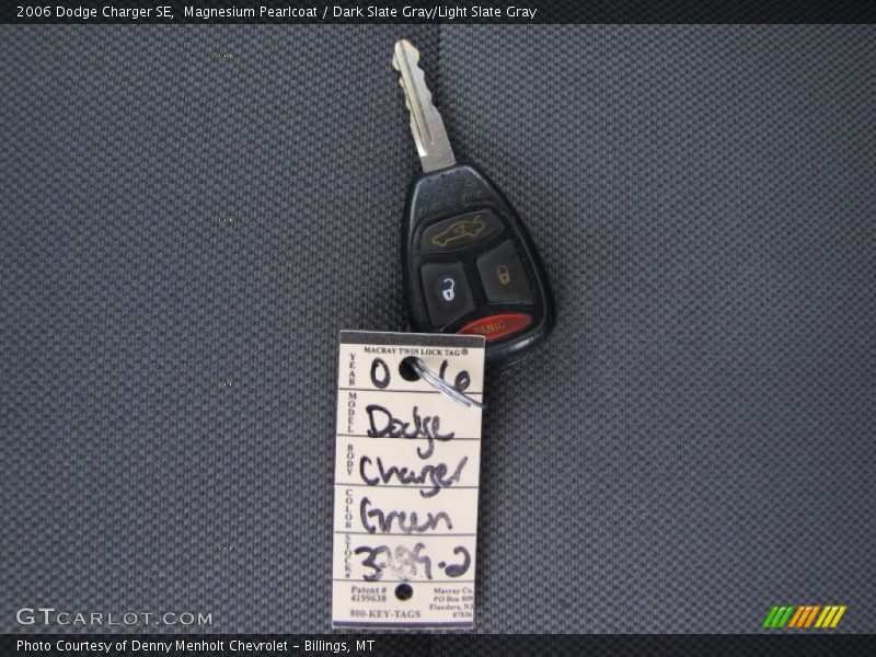 Magnesium Pearlcoat / Dark Slate Gray/Light Slate Gray 2006 Dodge Charger SE