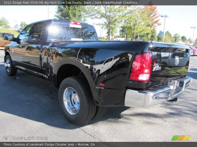 Black / Dark Slate/Medium Graystone 2012 Dodge Ram 3500 HD Big Horn Crew Cab Dually