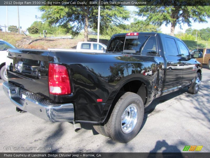 Black / Dark Slate/Medium Graystone 2012 Dodge Ram 3500 HD Big Horn Crew Cab Dually