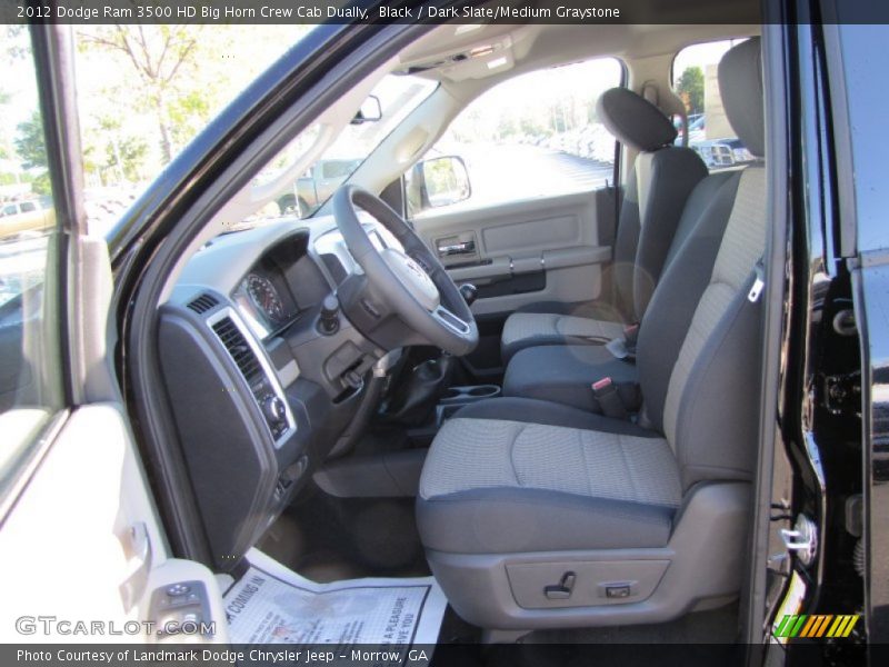 Black / Dark Slate/Medium Graystone 2012 Dodge Ram 3500 HD Big Horn Crew Cab Dually