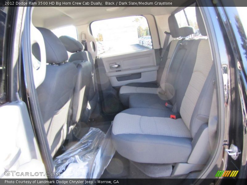 Black / Dark Slate/Medium Graystone 2012 Dodge Ram 3500 HD Big Horn Crew Cab Dually