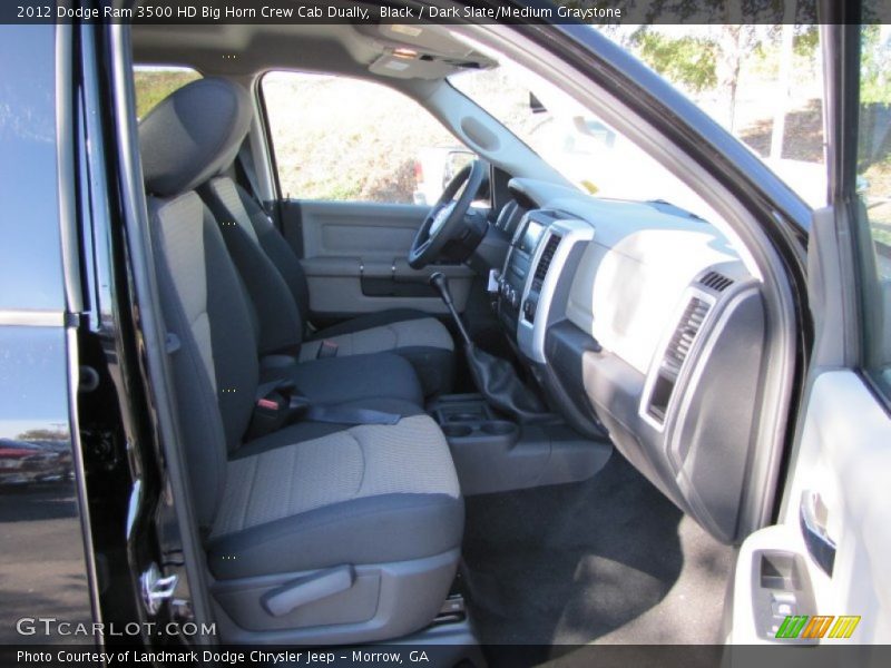 Black / Dark Slate/Medium Graystone 2012 Dodge Ram 3500 HD Big Horn Crew Cab Dually