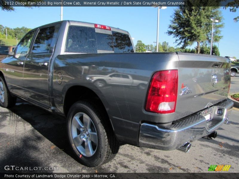 Mineral Gray Metallic / Dark Slate Gray/Medium Graystone 2012 Dodge Ram 1500 Big Horn Crew Cab