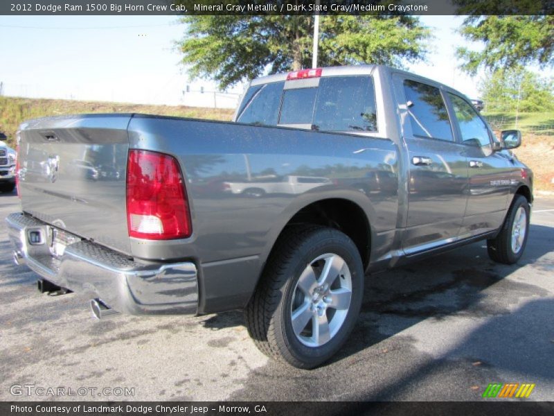 Mineral Gray Metallic / Dark Slate Gray/Medium Graystone 2012 Dodge Ram 1500 Big Horn Crew Cab