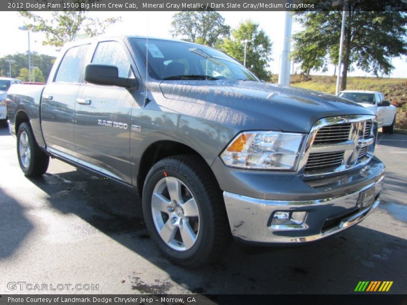 Mineral Gray Metallic / Dark Slate Gray/Medium Graystone 2012 Dodge Ram 1500 Big Horn Crew Cab