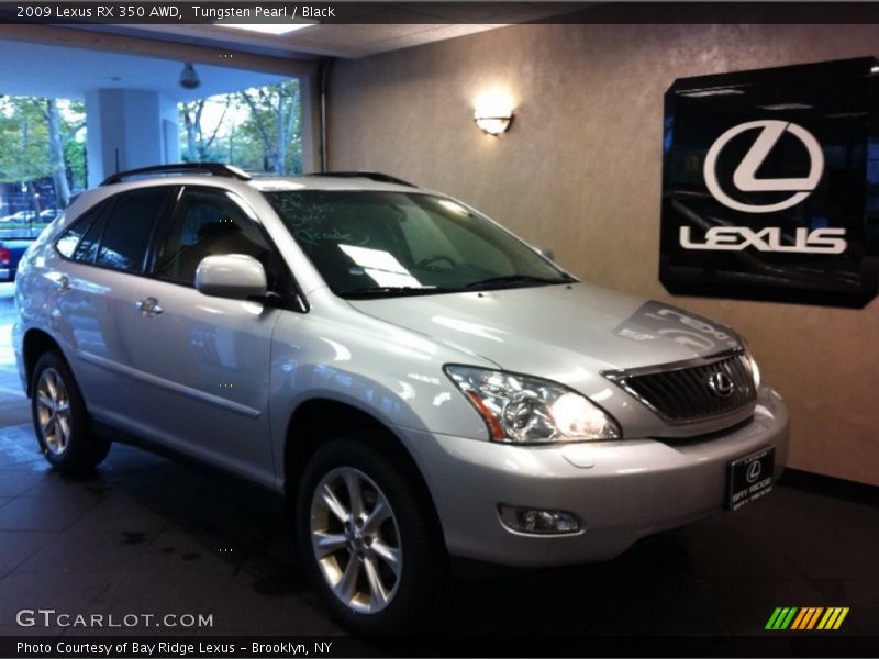Tungsten Pearl / Black 2009 Lexus RX 350 AWD
