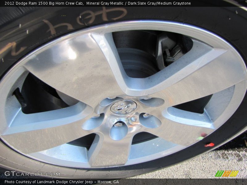 Mineral Gray Metallic / Dark Slate Gray/Medium Graystone 2012 Dodge Ram 1500 Big Horn Crew Cab