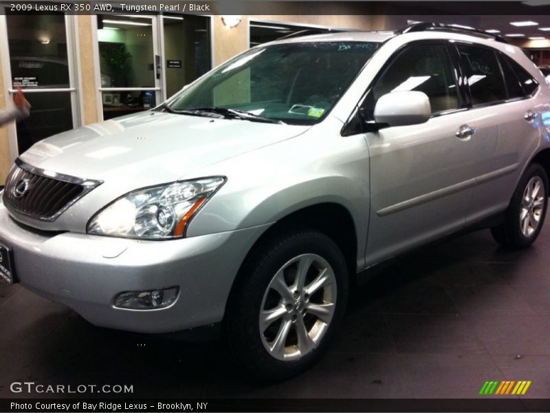 Tungsten Pearl / Black 2009 Lexus RX 350 AWD