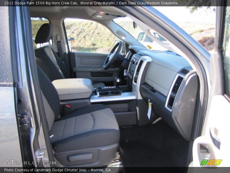 Mineral Gray Metallic / Dark Slate Gray/Medium Graystone 2012 Dodge Ram 1500 Big Horn Crew Cab