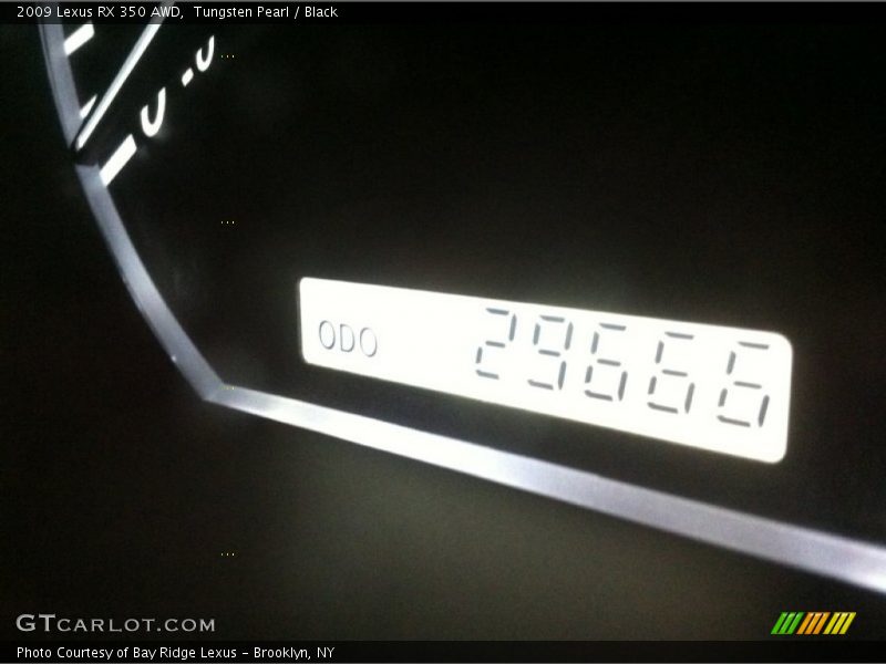Tungsten Pearl / Black 2009 Lexus RX 350 AWD