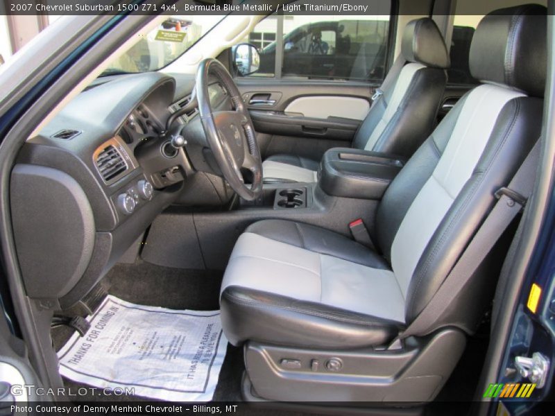 Bermuda Blue Metallic / Light Titanium/Ebony 2007 Chevrolet Suburban 1500 Z71 4x4