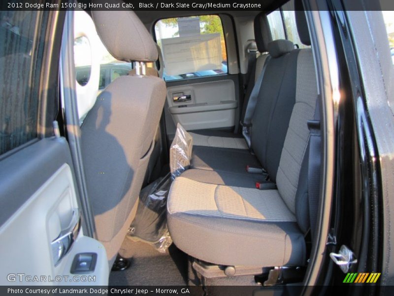 Black / Dark Slate Gray/Medium Graystone 2012 Dodge Ram 1500 Big Horn Quad Cab