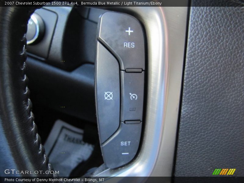 Bermuda Blue Metallic / Light Titanium/Ebony 2007 Chevrolet Suburban 1500 Z71 4x4