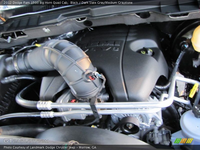 Black / Dark Slate Gray/Medium Graystone 2012 Dodge Ram 1500 Big Horn Quad Cab
