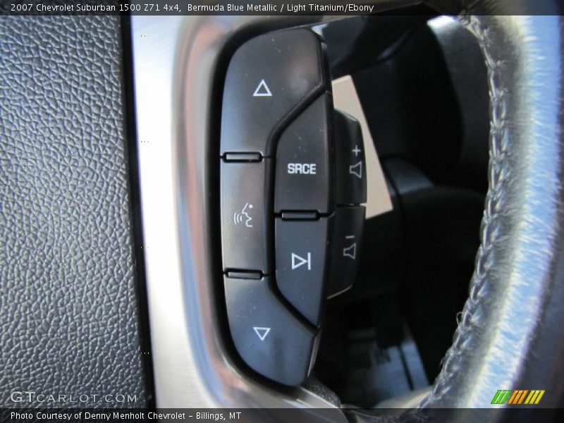 Bermuda Blue Metallic / Light Titanium/Ebony 2007 Chevrolet Suburban 1500 Z71 4x4