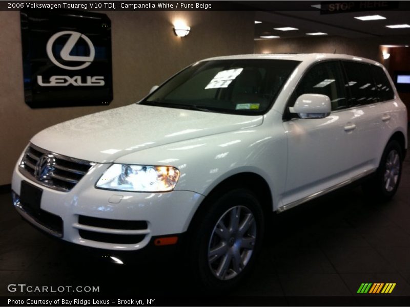 Campanella White / Pure Beige 2006 Volkswagen Touareg V10 TDI