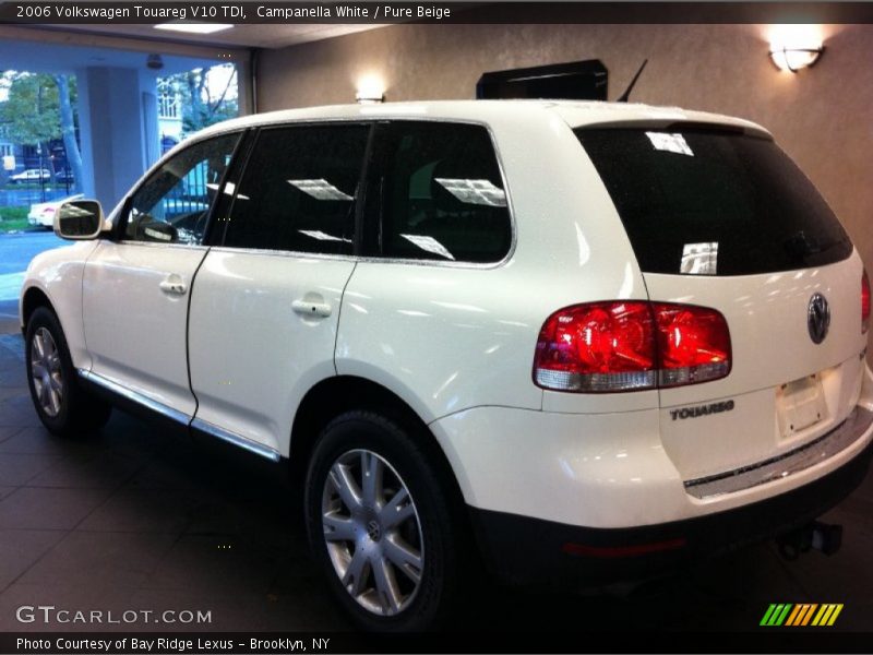 Campanella White / Pure Beige 2006 Volkswagen Touareg V10 TDI