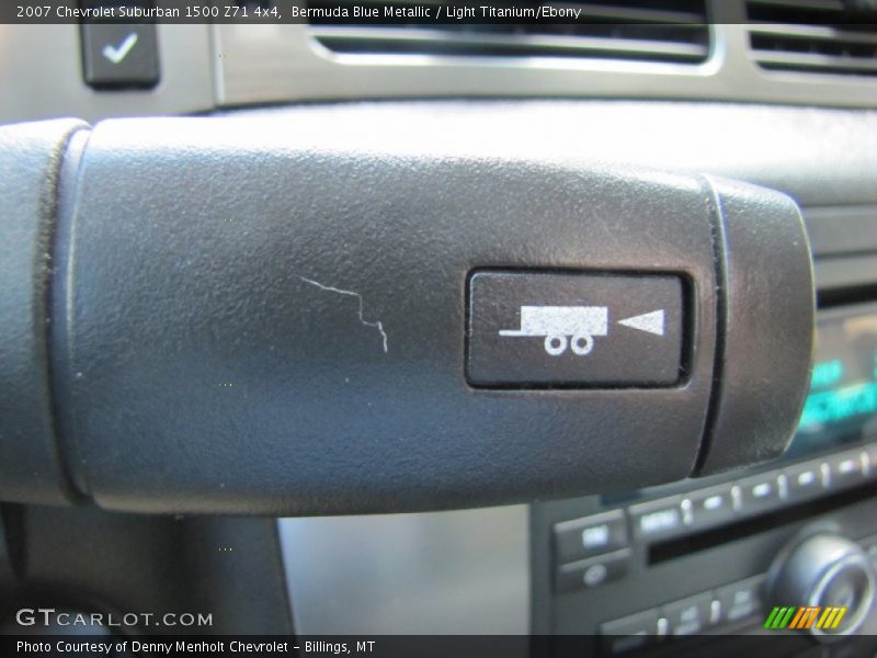 Bermuda Blue Metallic / Light Titanium/Ebony 2007 Chevrolet Suburban 1500 Z71 4x4