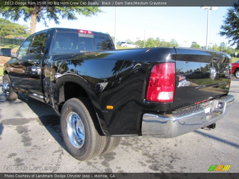 Black / Dark Slate/Medium Graystone 2012 Dodge Ram 3500 HD Big Horn Crew Cab Dually