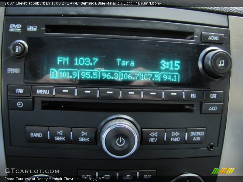 Audio System of 2007 Suburban 1500 Z71 4x4