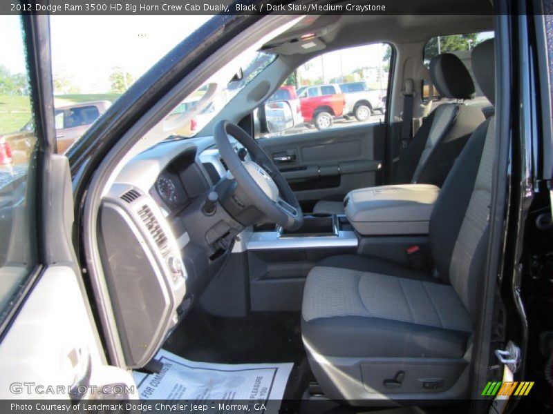 Black / Dark Slate/Medium Graystone 2012 Dodge Ram 3500 HD Big Horn Crew Cab Dually