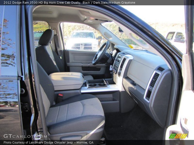 Black / Dark Slate/Medium Graystone 2012 Dodge Ram 3500 HD Big Horn Crew Cab Dually