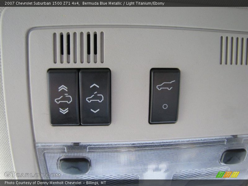 Bermuda Blue Metallic / Light Titanium/Ebony 2007 Chevrolet Suburban 1500 Z71 4x4