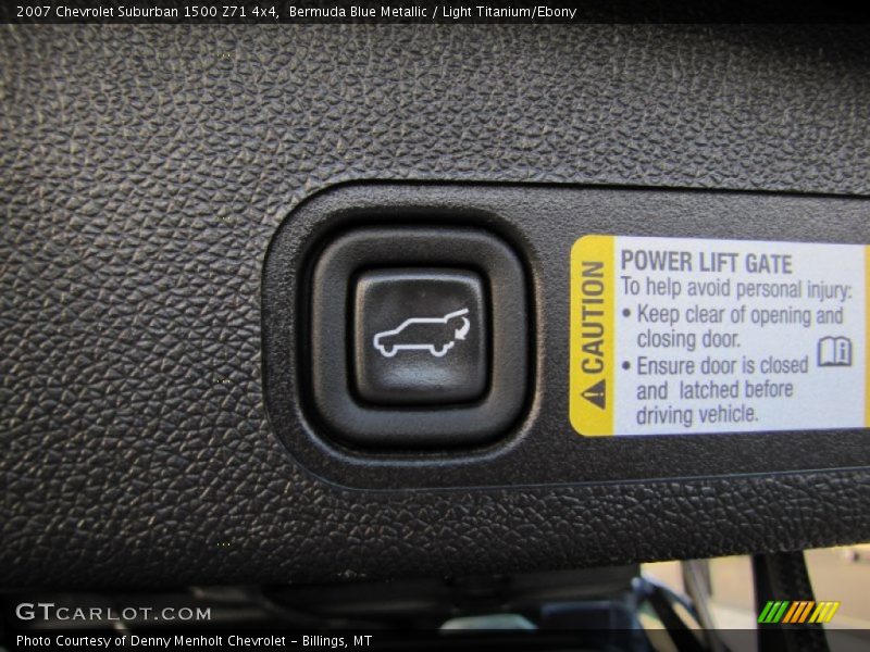 Bermuda Blue Metallic / Light Titanium/Ebony 2007 Chevrolet Suburban 1500 Z71 4x4