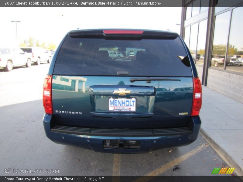 Bermuda Blue Metallic / Light Titanium/Ebony 2007 Chevrolet Suburban 1500 Z71 4x4