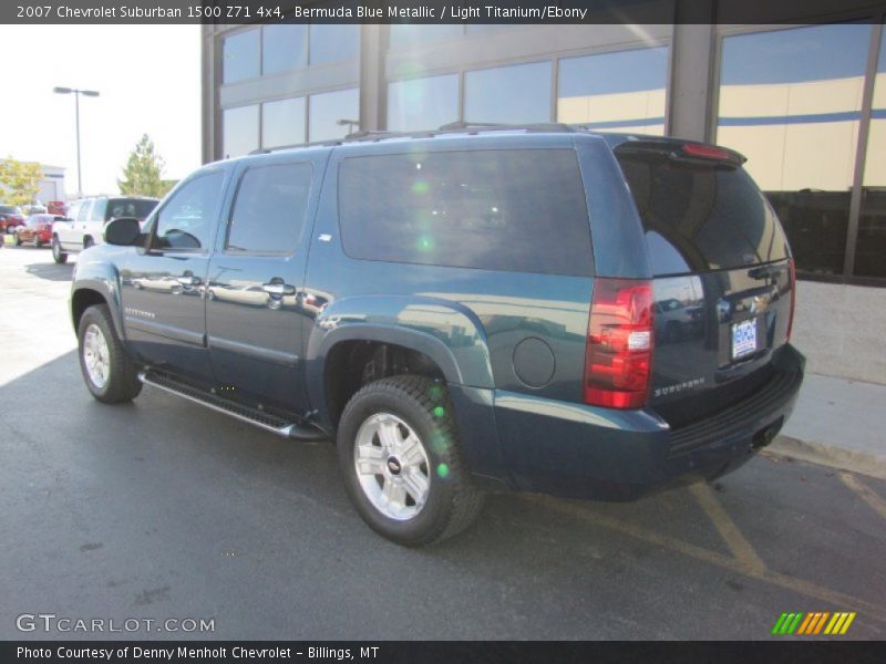 Bermuda Blue Metallic / Light Titanium/Ebony 2007 Chevrolet Suburban 1500 Z71 4x4