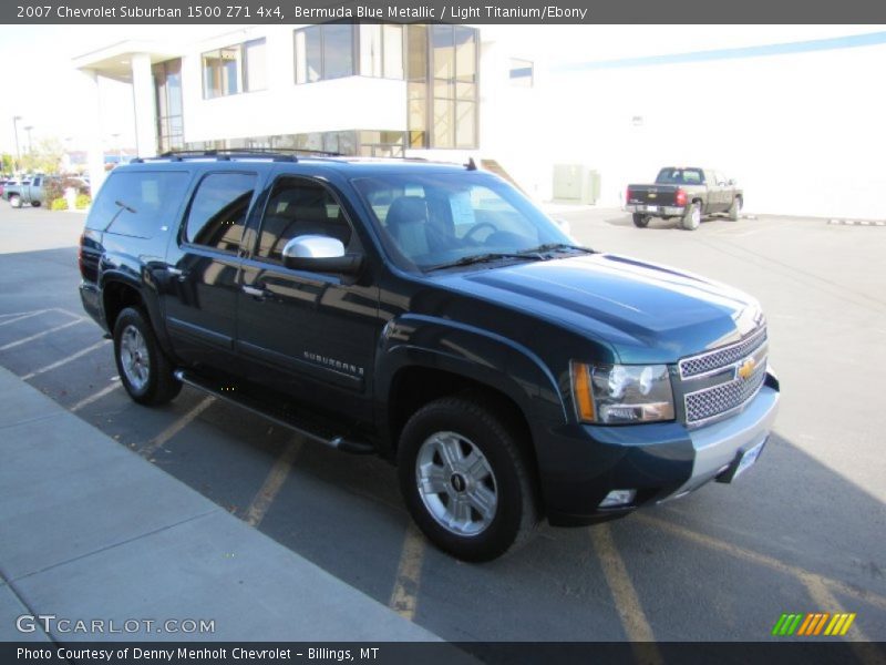 Bermuda Blue Metallic / Light Titanium/Ebony 2007 Chevrolet Suburban 1500 Z71 4x4