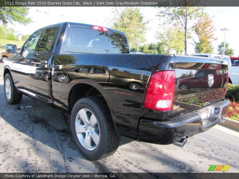 Black / Dark Slate Gray/Medium Graystone 2012 Dodge Ram 1500 Express Quad Cab