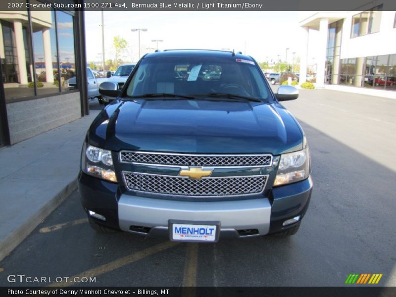 Bermuda Blue Metallic / Light Titanium/Ebony 2007 Chevrolet Suburban 1500 Z71 4x4