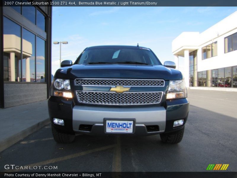 Bermuda Blue Metallic / Light Titanium/Ebony 2007 Chevrolet Suburban 1500 Z71 4x4