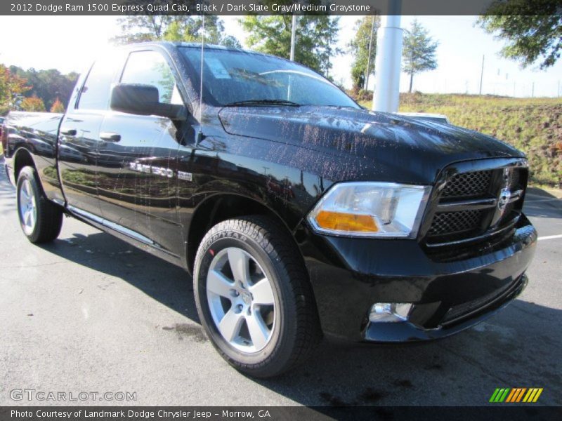 Black / Dark Slate Gray/Medium Graystone 2012 Dodge Ram 1500 Express Quad Cab